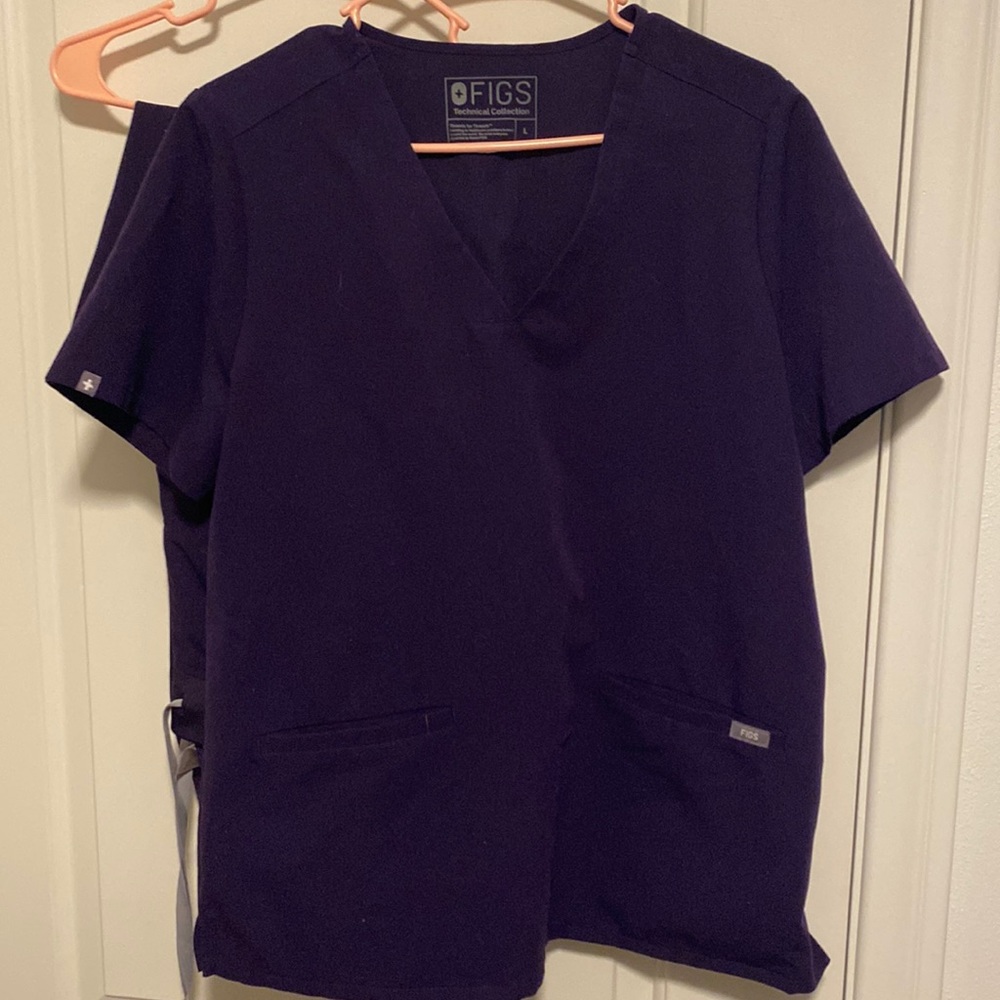 Figs Large Tall Purple Set